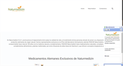 Desktop Screenshot of naturmedizin.com.pe