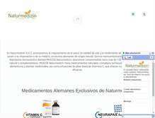 Tablet Screenshot of naturmedizin.com.pe